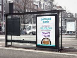 Pet Valu bus stop advertisement